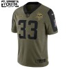 Maillot Minnesota Vikings Dalvin Cook 33 Nike 2021 Salute to Service - Enfant